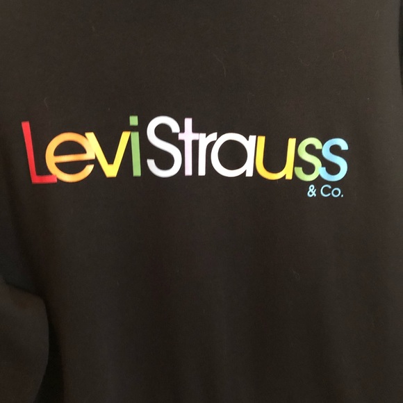 Levi’s Black Sweatshirt L NWOT - Picture 2 of 3